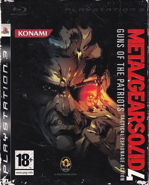 Metal Gear Solid 4 Guns of the Patriots Tactical Espionage Action - with Cardboard Sleeve - PS3 (B Grade) (Used) (eng)